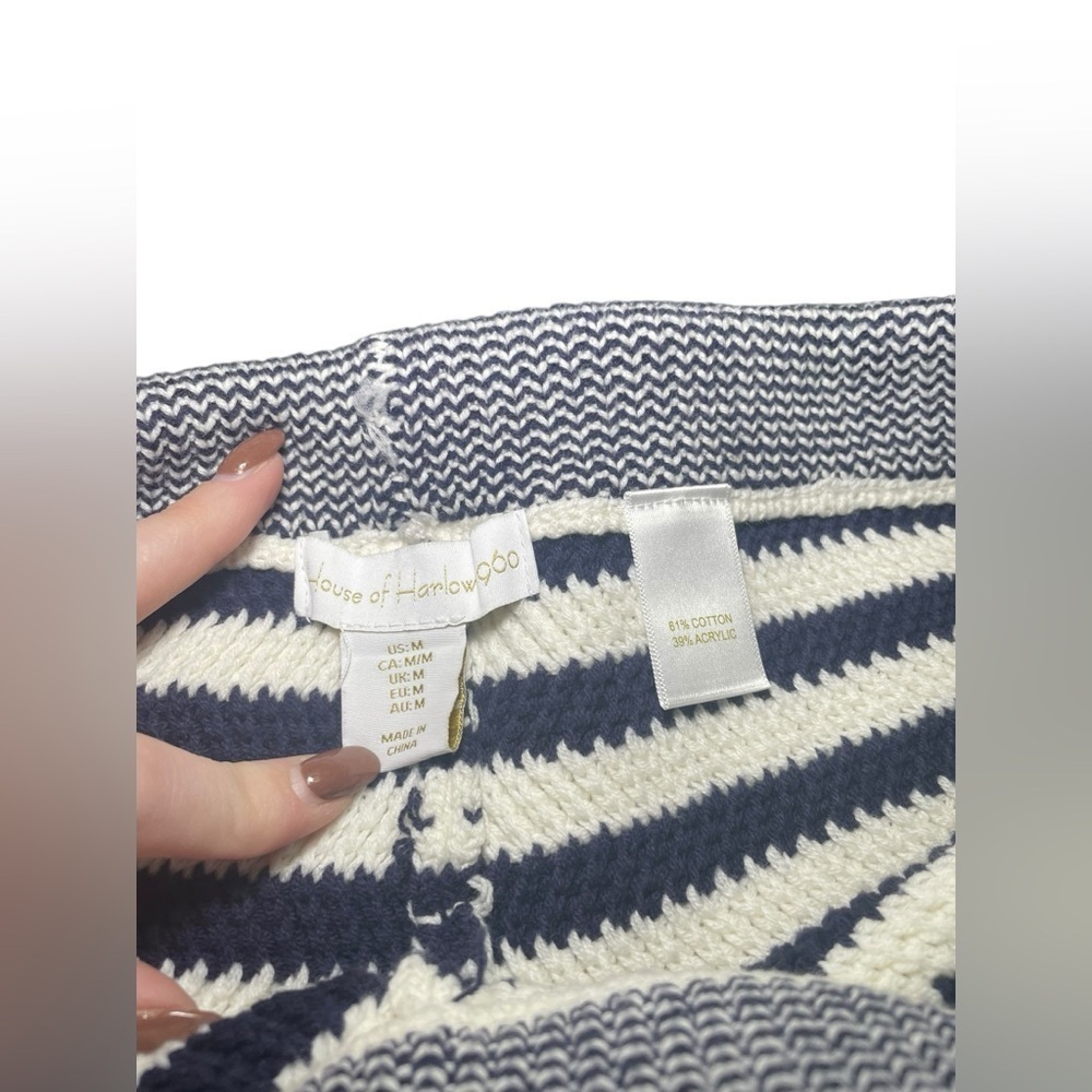 House Of Harlow 1960 Knit Two Peice Stripe Set Medium - Picture 7 of 7